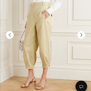 Tibi Cotton Twill Tapered Pants • 8 Medium